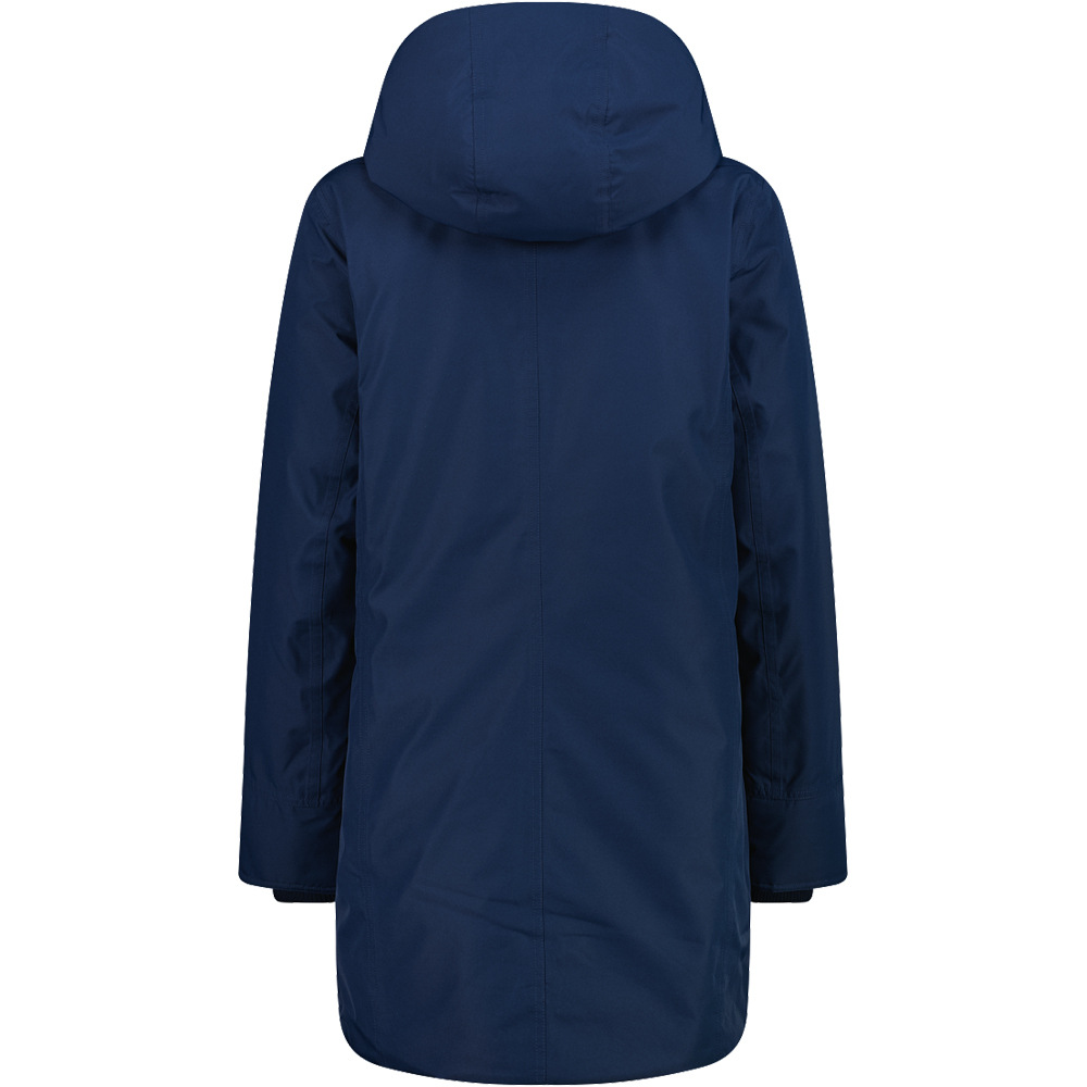 Cmp chaqueta outdoor mujer WOMAN PARKA FIX HOOD vista trasera