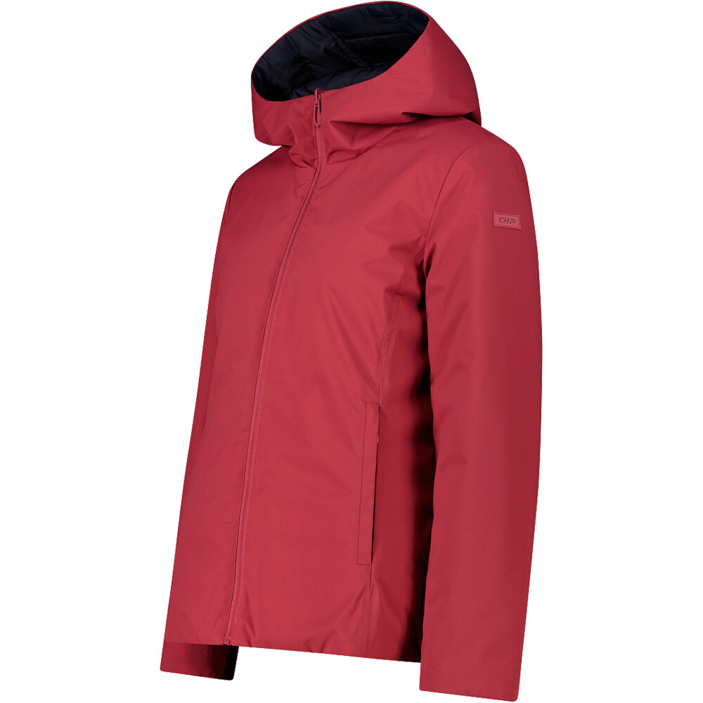 Cmp chaqueta outdoor mujer WOMAN REVERSE JACKET FIX HOOD vista detalle