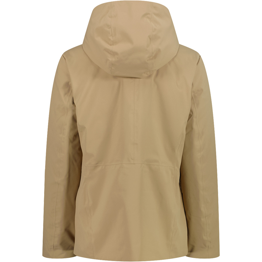 Cmp chaqueta outdoor mujer WOMAN REVERSE JACKET FIX HOOD vista trasera
