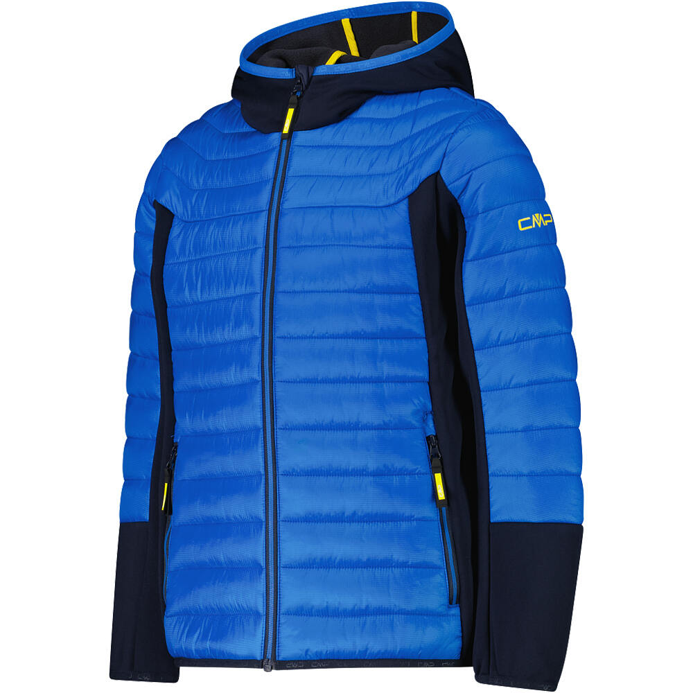 Cmp chaqueta outdoor niño KID JACKET HYBRID FIX HOOD vista detalle