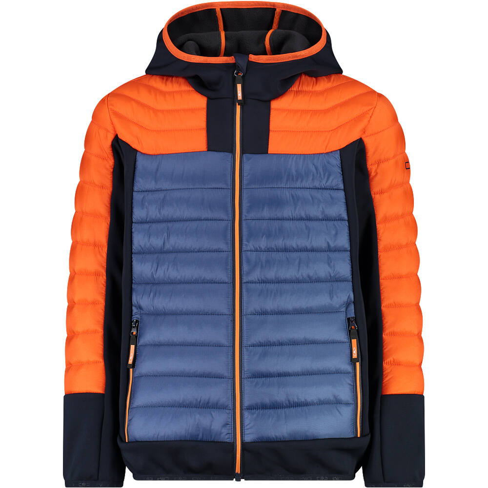 Cmp chaqueta outdoor niño KID JACKET HYBRID FIX HOOD vista frontal