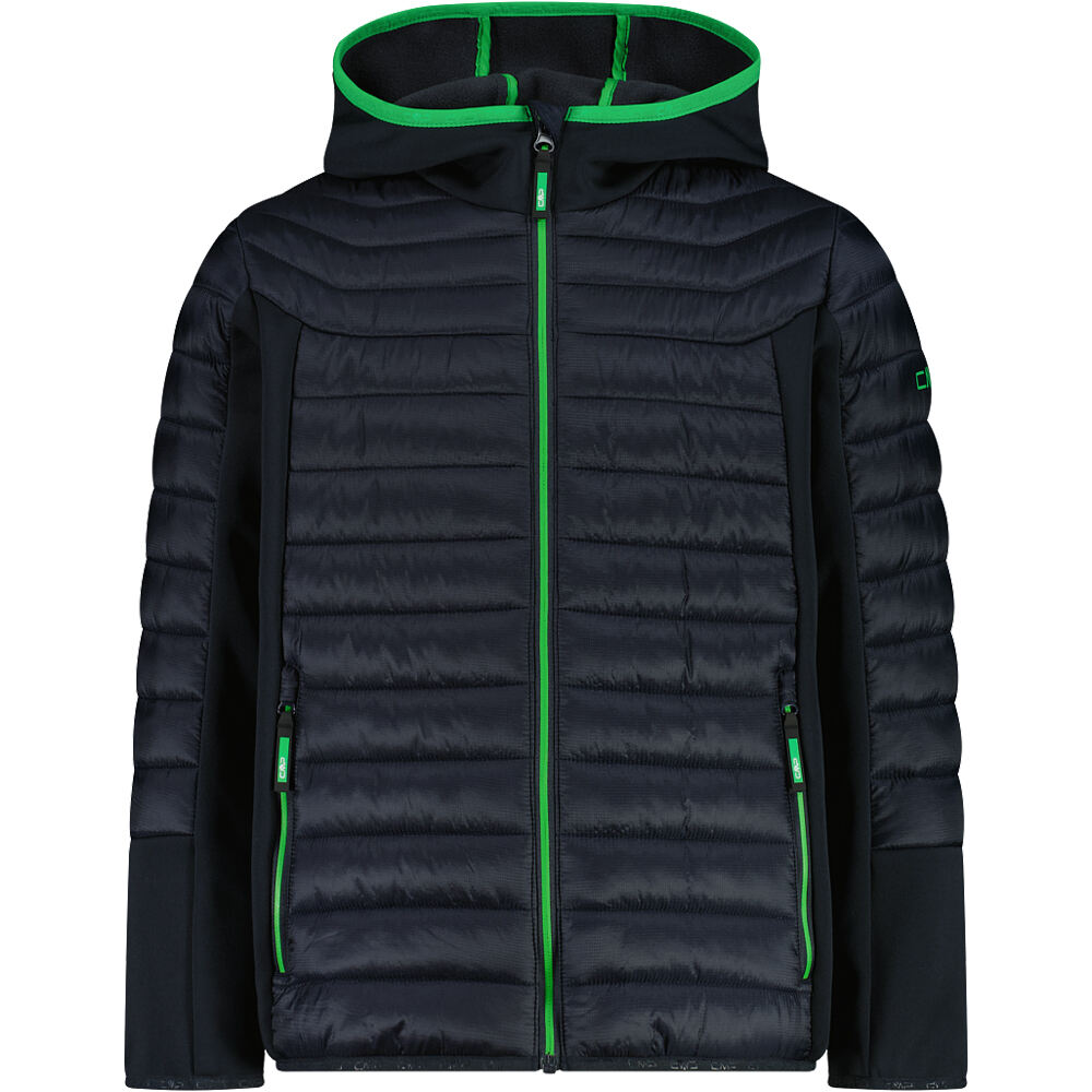 Cmp chaqueta outdoor niño KID JACKET HYBRID FIX HOOD vista frontal