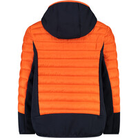 Cmp chaqueta outdoor niño KID JACKET HYBRID FIX HOOD vista trasera