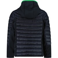 Cmp chaqueta outdoor niño KID JACKET HYBRID FIX HOOD vista trasera