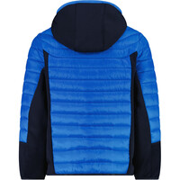 Cmp chaqueta outdoor niño KID JACKET HYBRID FIX HOOD vista trasera