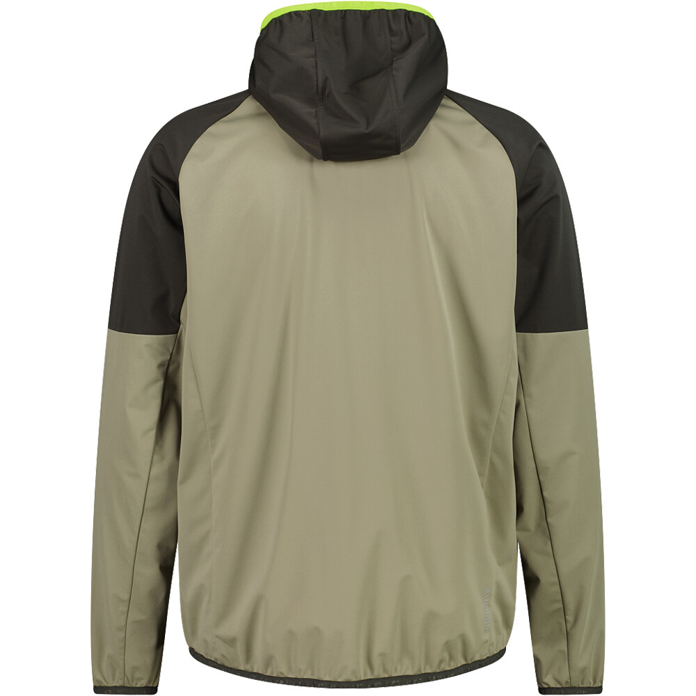 Cmp chaqueta softshell hombre MAN JACKET FIX HOOD vista trasera