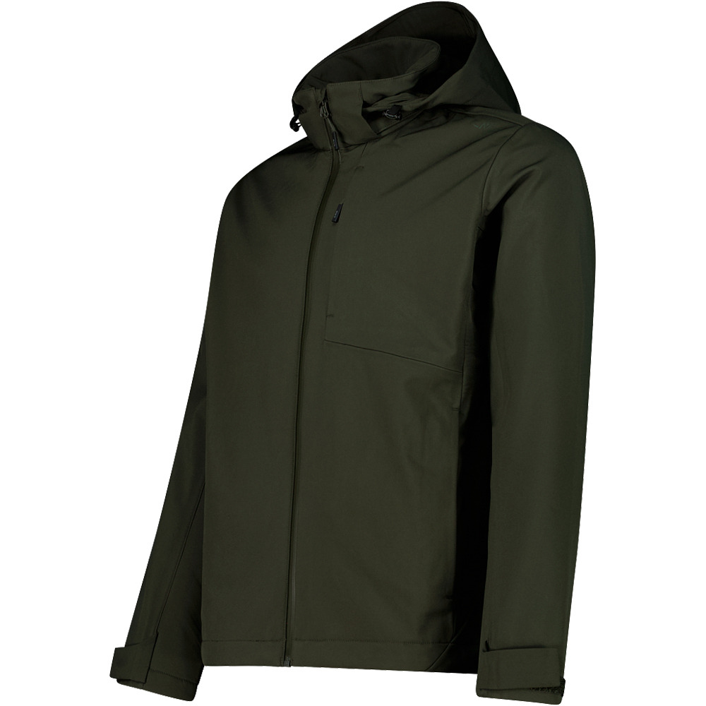 Cmp chaqueta softshell hombre MAN JACKET ZIP HOOD vista detalle