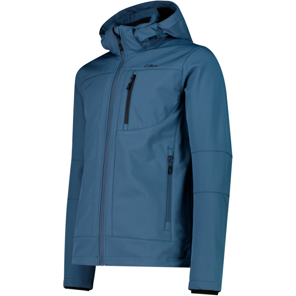 Cmp chaqueta softshell hombre MAN JACKET ZIP HOOD vista detalle