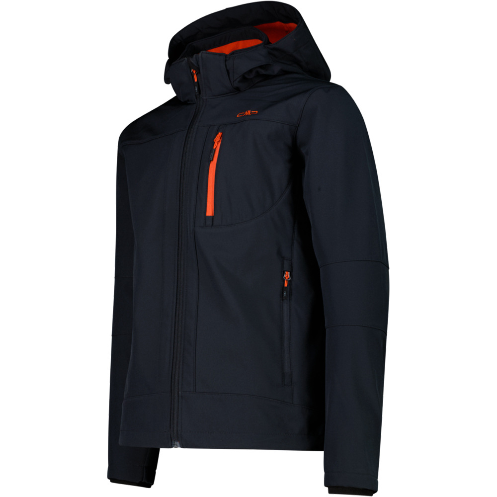 Cmp chaqueta softshell hombre MAN JACKET ZIP HOOD vista detalle