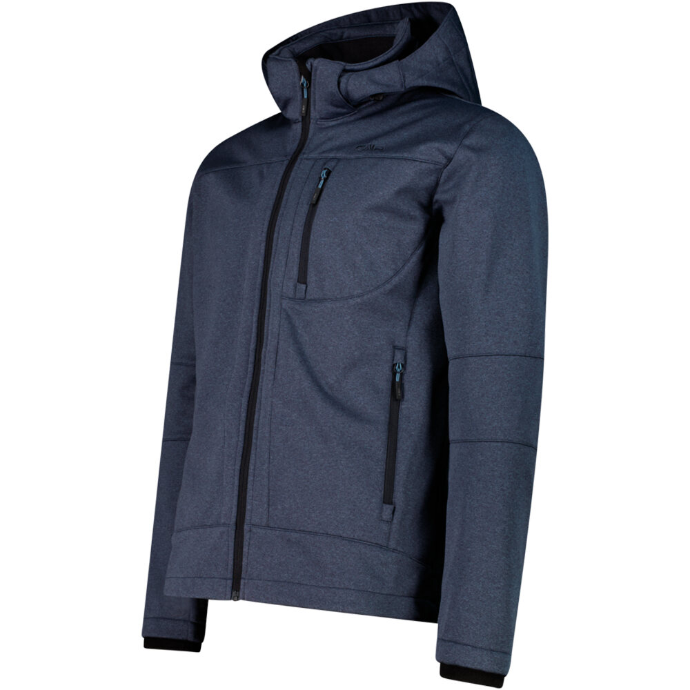 Cmp chaqueta softshell hombre MAN JACKET ZIP HOOD vista detalle