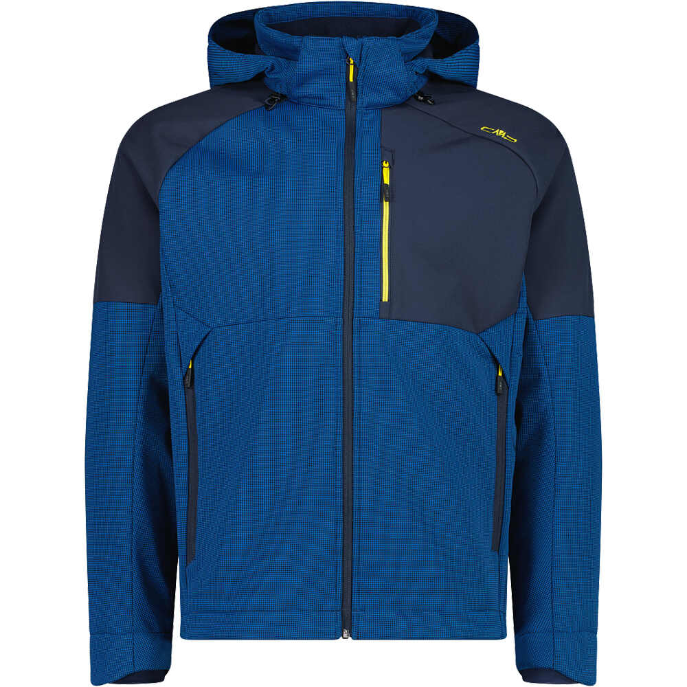 Cmp chaqueta softshell hombre MAN JACKET ZIP HOOD vista frontal