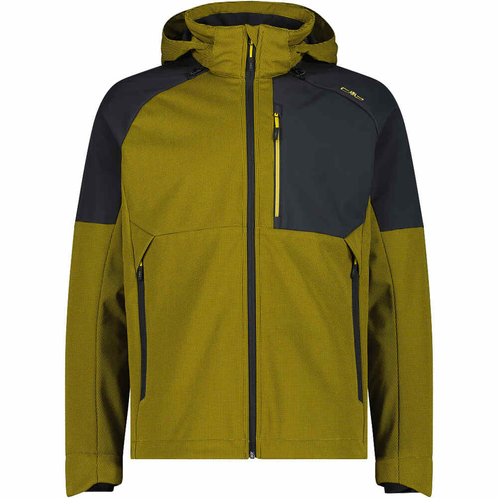 Cmp chaqueta softshell hombre MAN JACKET ZIP HOOD vista frontal