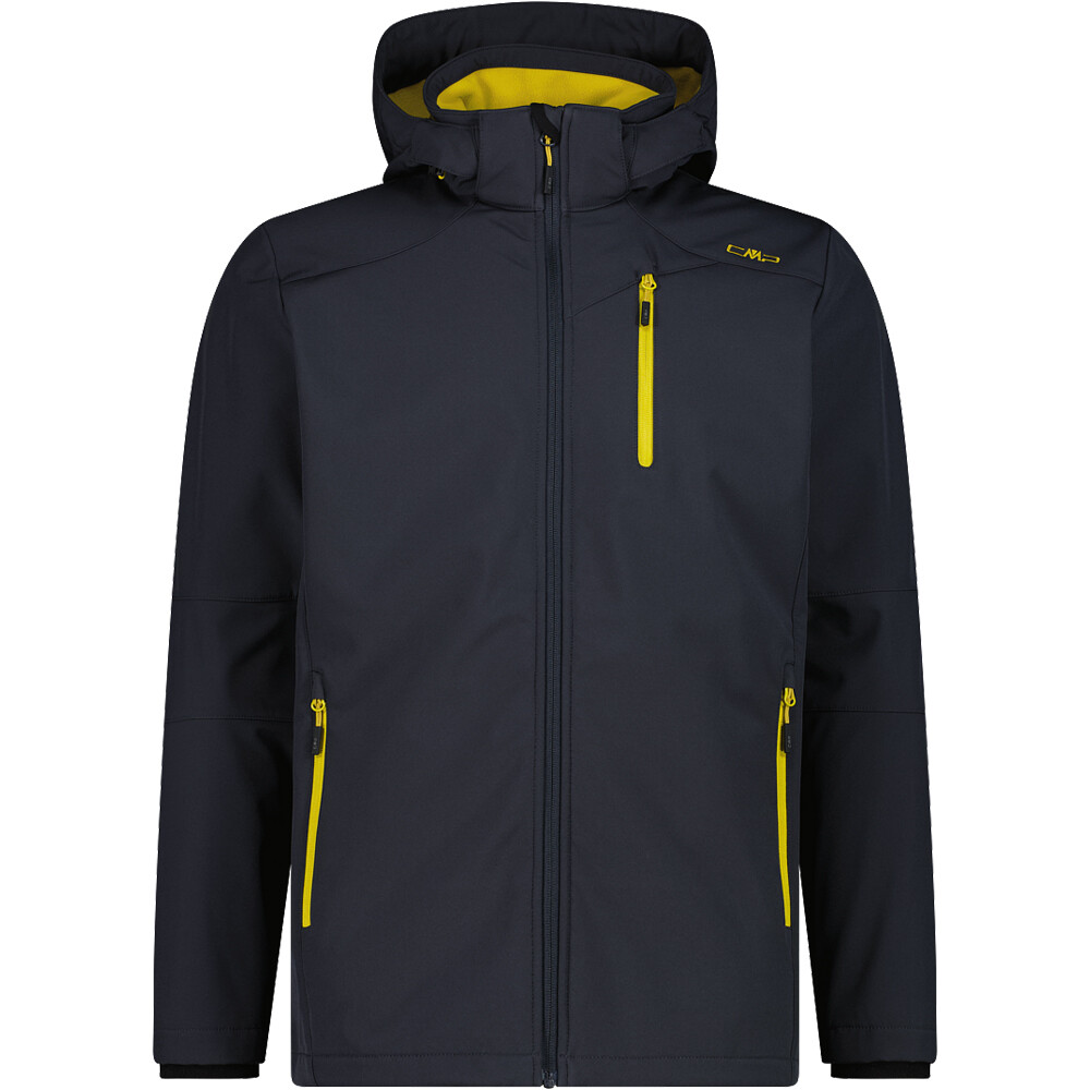 Cmp chaqueta softshell hombre MAN JACKET ZIP HOOD vista frontal