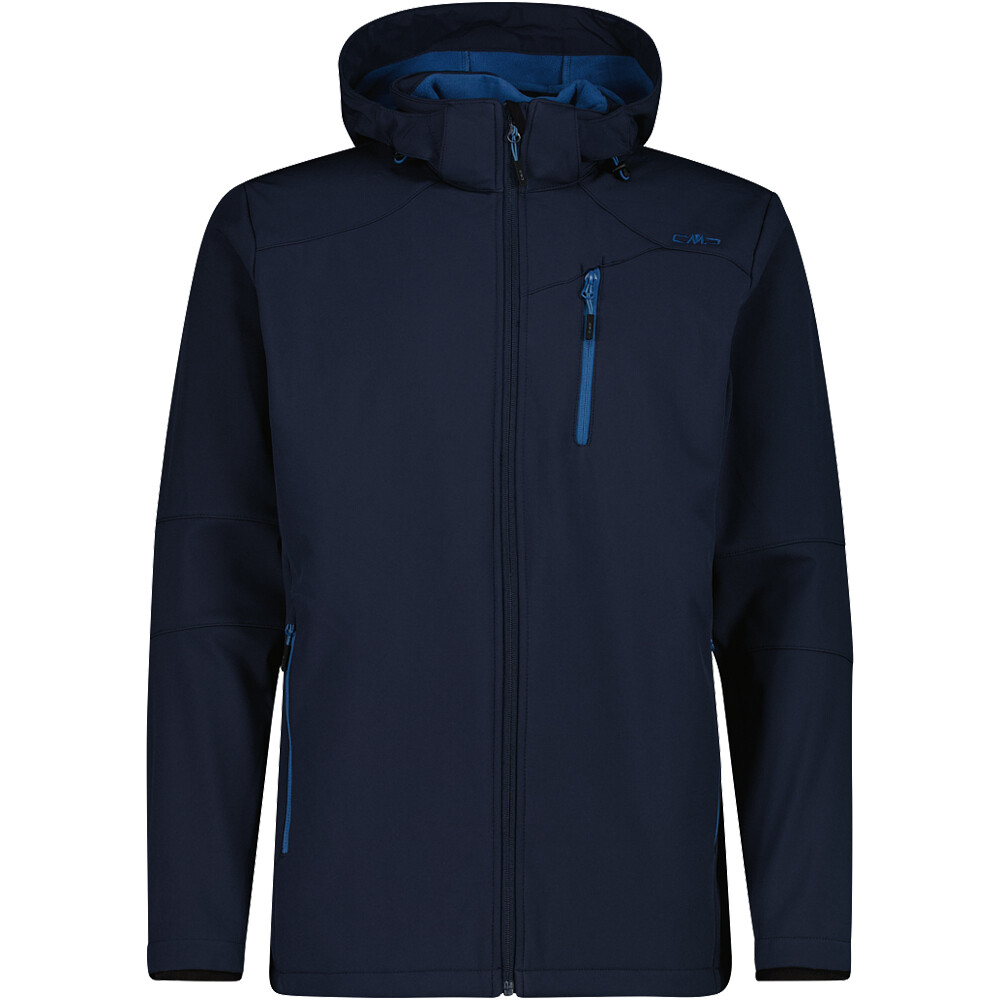 Cmp chaqueta softshell hombre MAN JACKET ZIP HOOD vista frontal