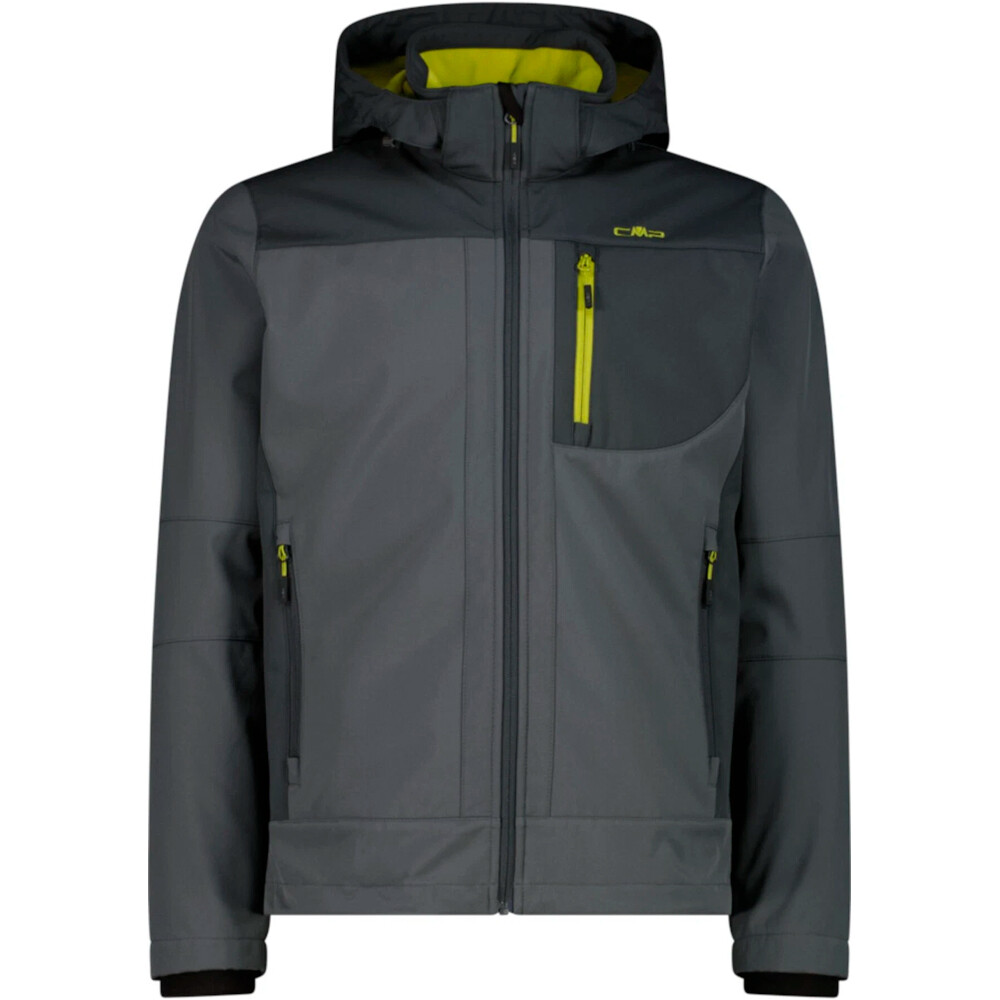 Cmp chaqueta softshell hombre MAN JACKET ZIP HOOD vista frontal