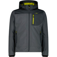 Cmp chaqueta softshell hombre MAN JACKET ZIP HOOD vista frontal