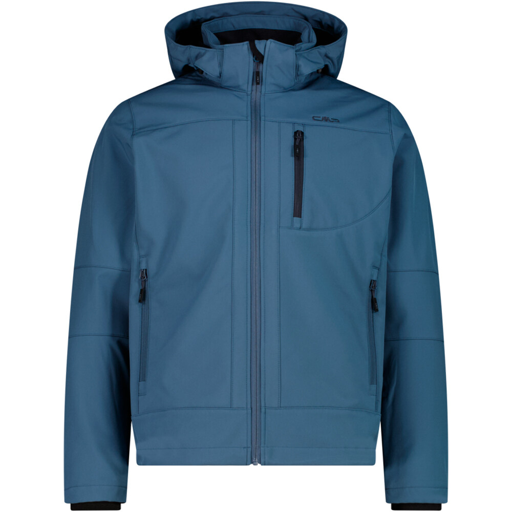 Cmp chaqueta softshell hombre MAN JACKET ZIP HOOD vista frontal