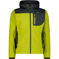 Cmp chaqueta softshell hombre MAN JACKET ZIP HOOD vista frontal