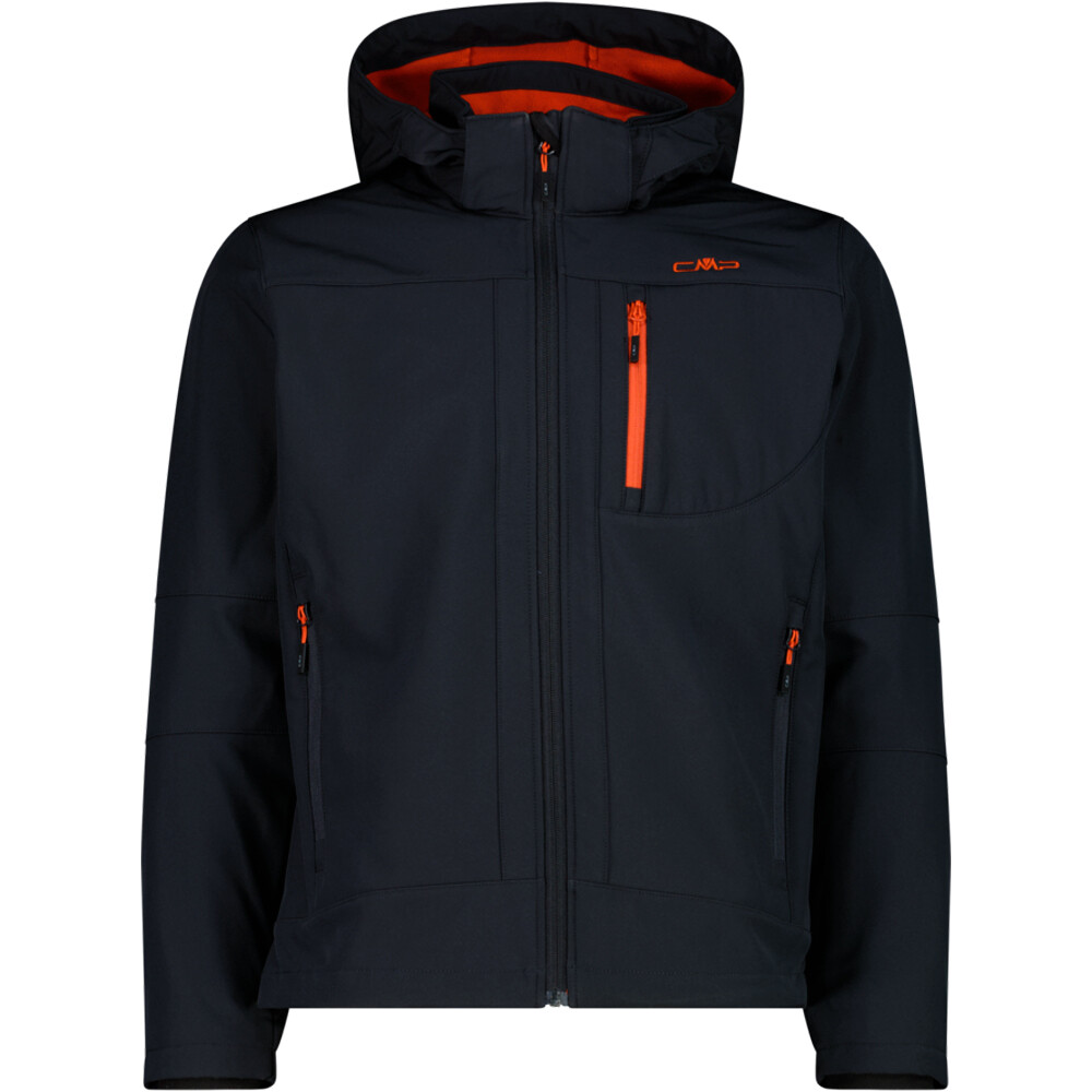 Cmp chaqueta softshell hombre MAN JACKET ZIP HOOD vista frontal