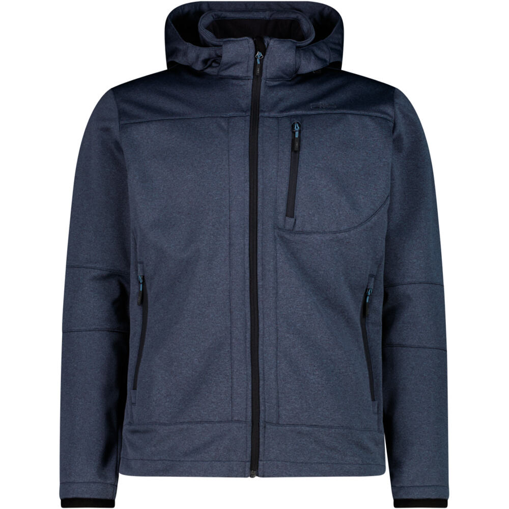 Cmp chaqueta softshell hombre MAN JACKET ZIP HOOD vista frontal
