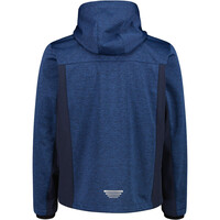 Cmp chaqueta softshell hombre MAN JACKET ZIP HOOD vista trasera