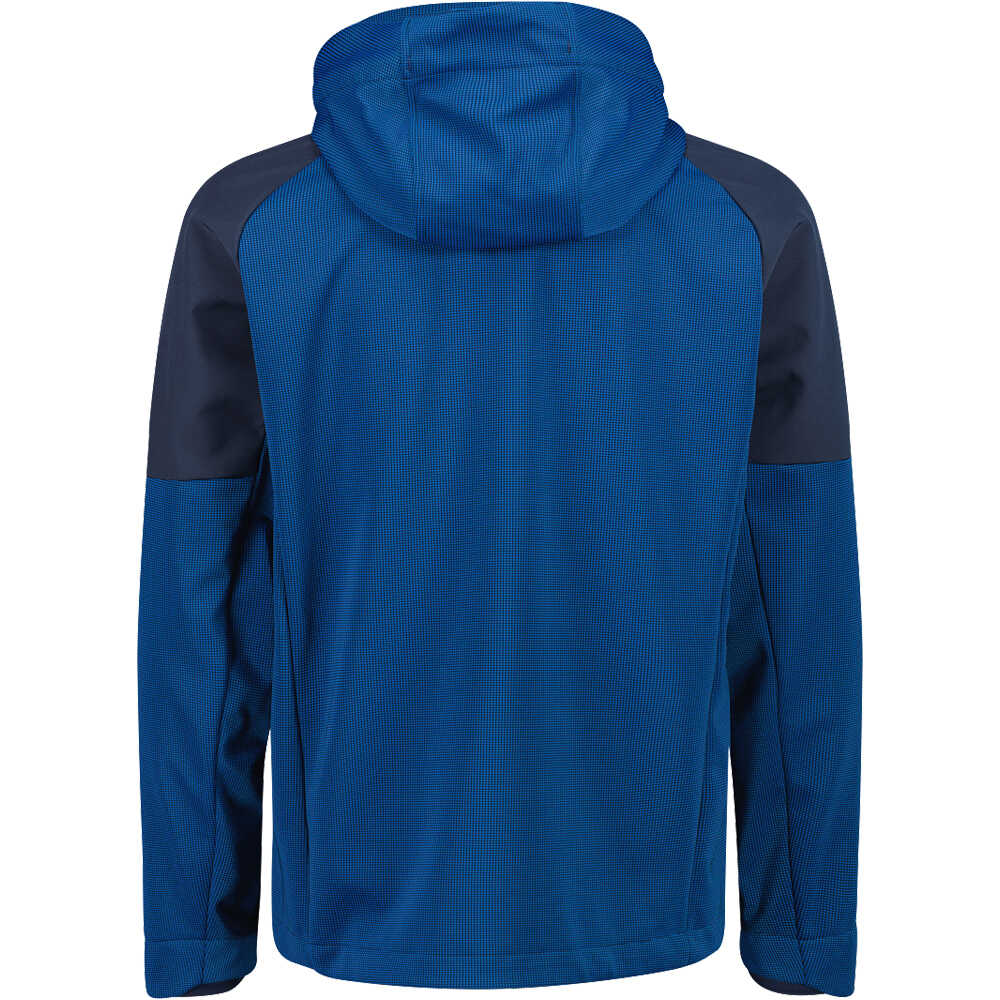 Cmp chaqueta softshell hombre MAN JACKET ZIP HOOD vista trasera