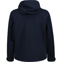 Cmp chaqueta softshell hombre MAN JACKET ZIP HOOD vista trasera