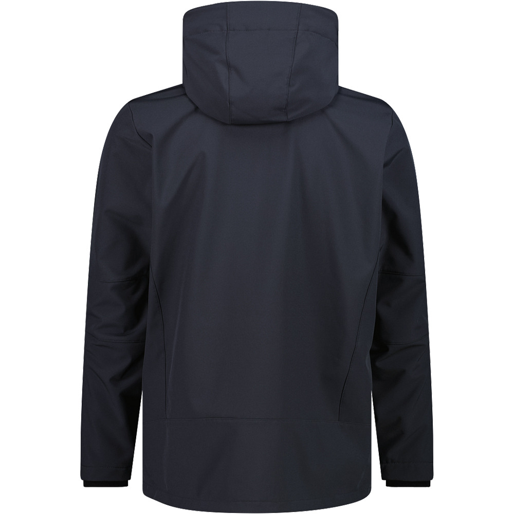 Cmp chaqueta softshell hombre MAN JACKET ZIP HOOD vista trasera