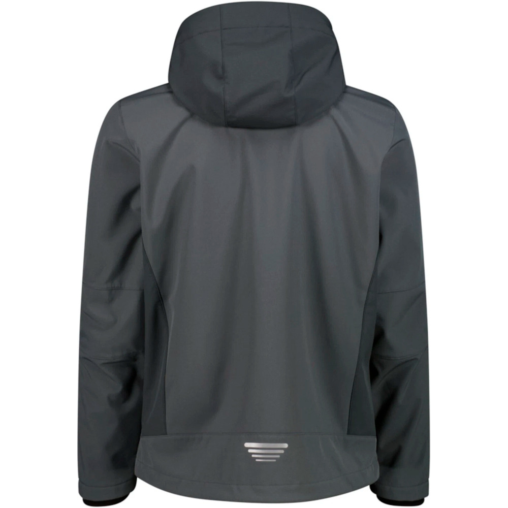 Cmp chaqueta softshell hombre MAN JACKET ZIP HOOD vista trasera