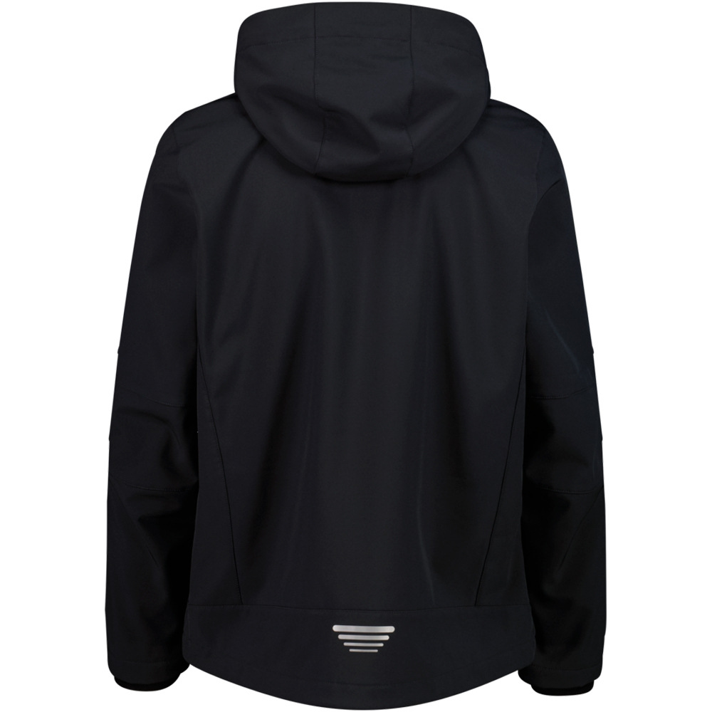 Cmp chaqueta softshell hombre MAN JACKET ZIP HOOD vista trasera