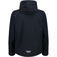 Cmp chaqueta softshell hombre MAN JACKET ZIP HOOD vista trasera