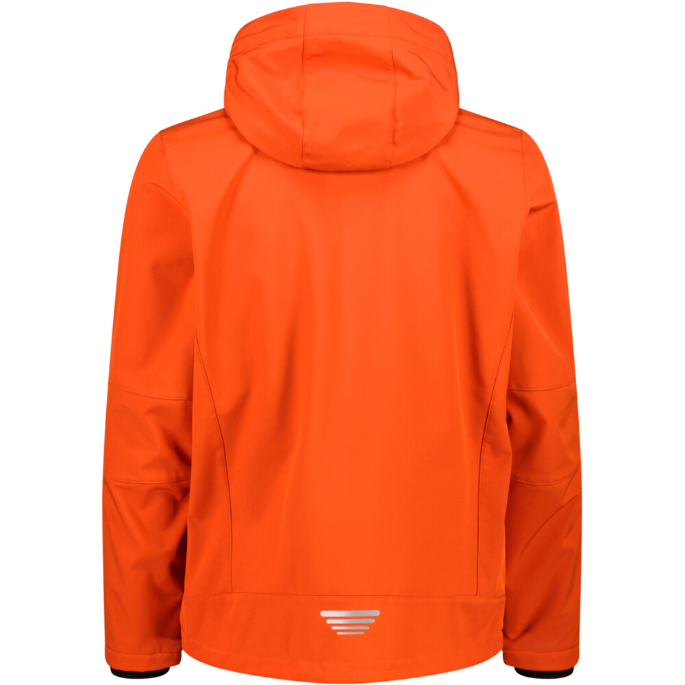 Cmp chaqueta softshell hombre MAN JACKET ZIP HOOD vista trasera