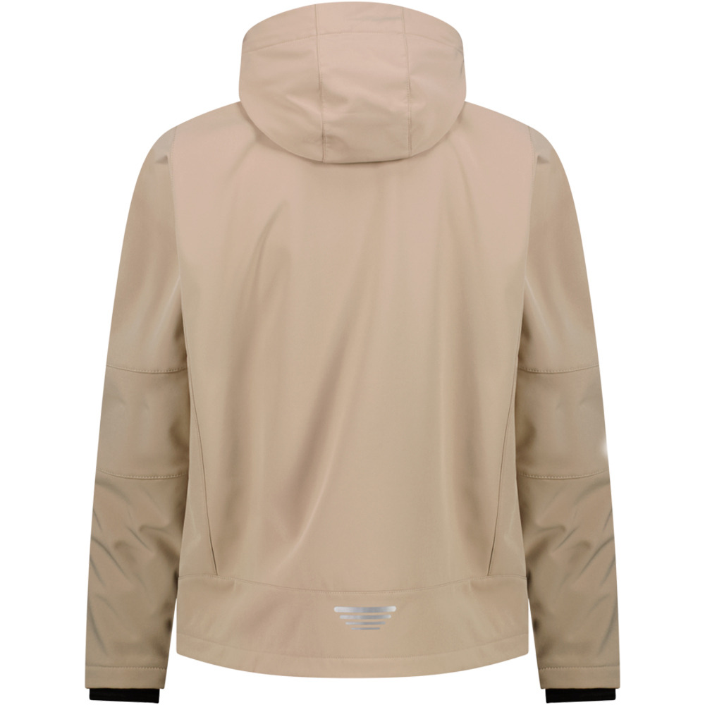 Cmp chaqueta softshell hombre MAN JACKET ZIP HOOD vista trasera