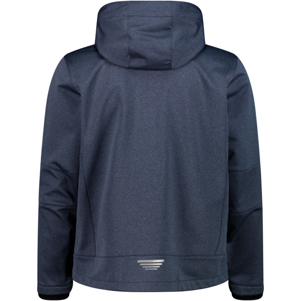 Cmp chaqueta softshell hombre MAN JACKET ZIP HOOD vista trasera