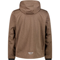 Cmp chaqueta softshell hombre MAN JACKET ZIP HOOD vista trasera
