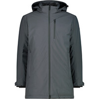 Cmp chaqueta softshell hombre MAN LONG JACKET ZIP HOOD vista frontal