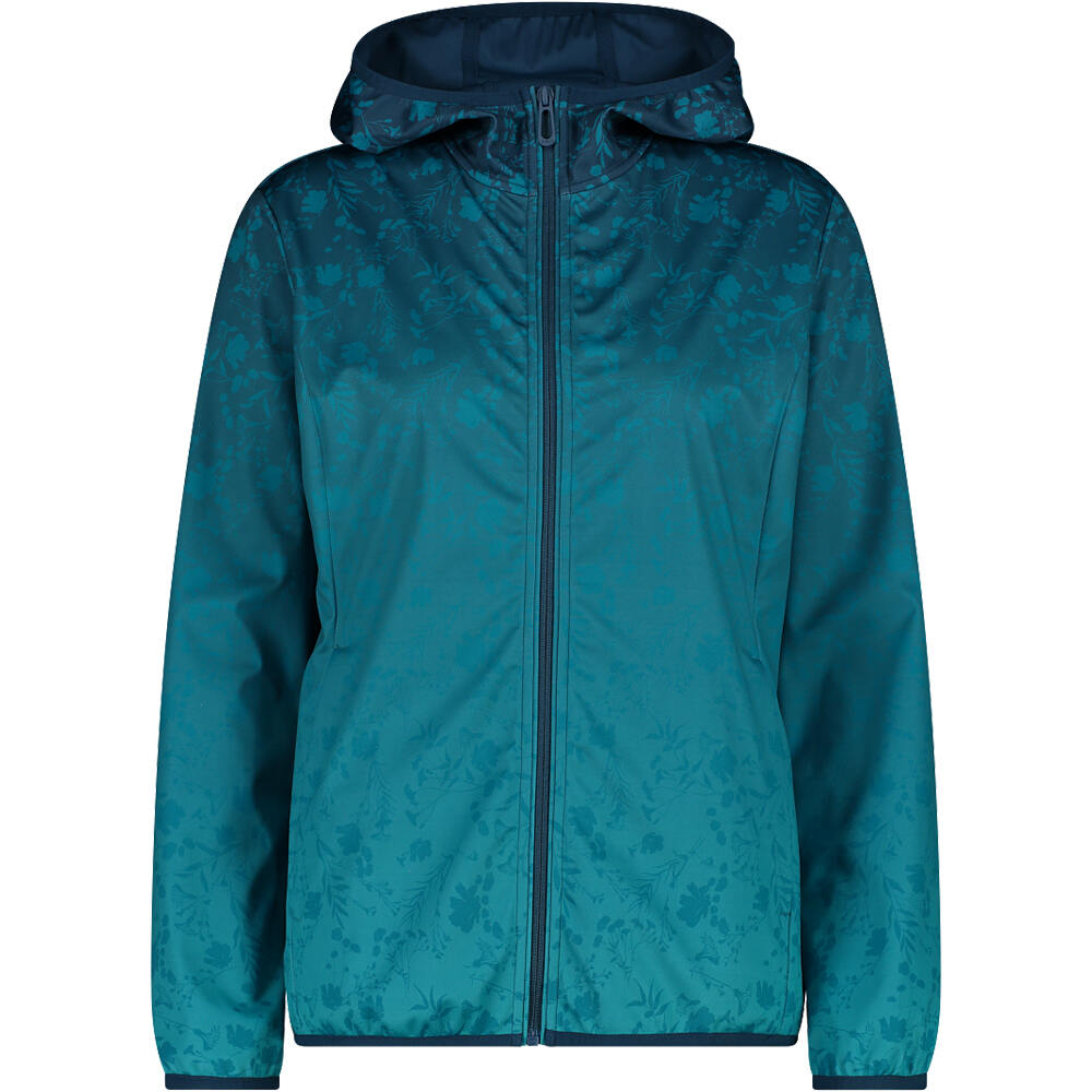 Cmp chaqueta softshell mujer WOMAN JACKET FIX HOOD vista frontal