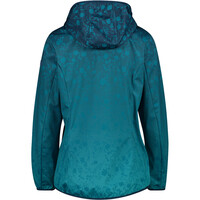 Cmp chaqueta softshell mujer WOMAN JACKET FIX HOOD vista trasera