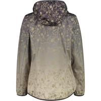 Cmp chaqueta softshell mujer WOMAN JACKET FIX HOOD vista trasera