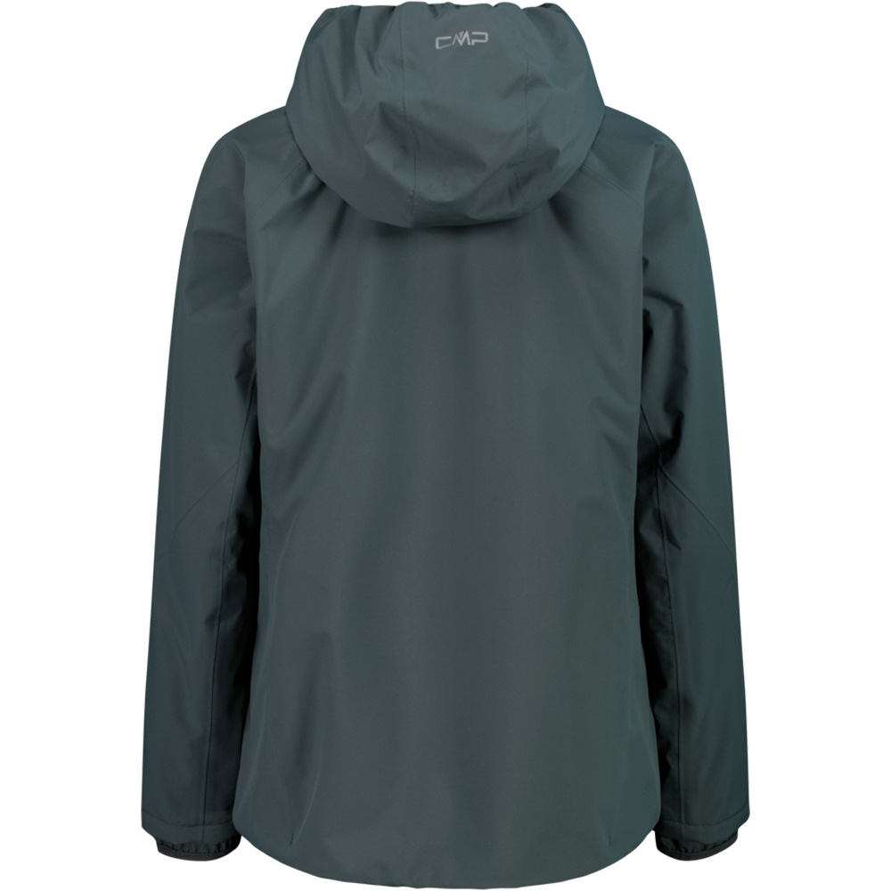 Cmp chaqueta softshell mujer WOMAN JACKET FIX HOOD vista trasera