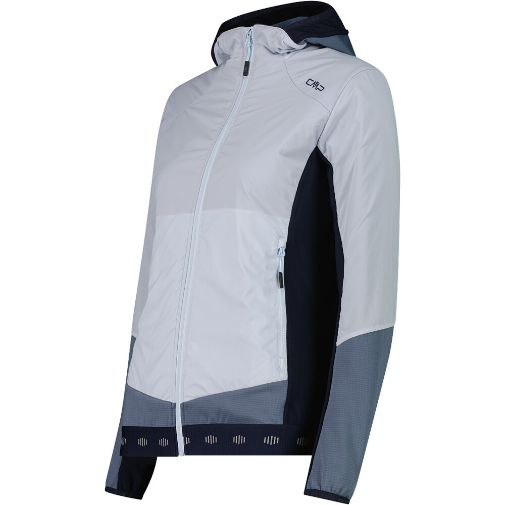 Cmp chaqueta softshell mujer WOMAN JACKET HYBRID FIX HOOD vista detalle