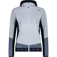 WOMAN JACKET HYBRID FIX HOOD