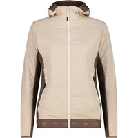 WOMAN JACKET HYBRID FIX HOOD
