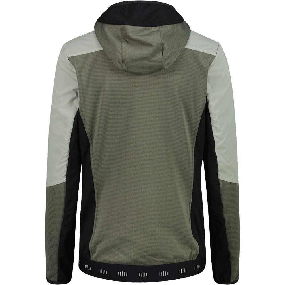Cmp chaqueta softshell mujer WOMAN JACKET HYBRID FIX HOOD vista trasera