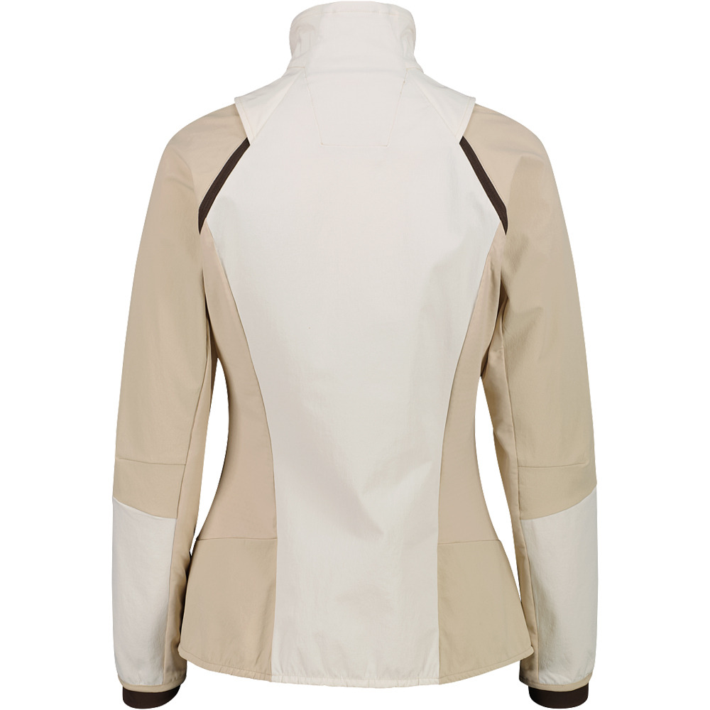 Cmp chaqueta softshell mujer WOMAN JACKET HYBRID WITH DETACHABLE SLEEVES vista trasera