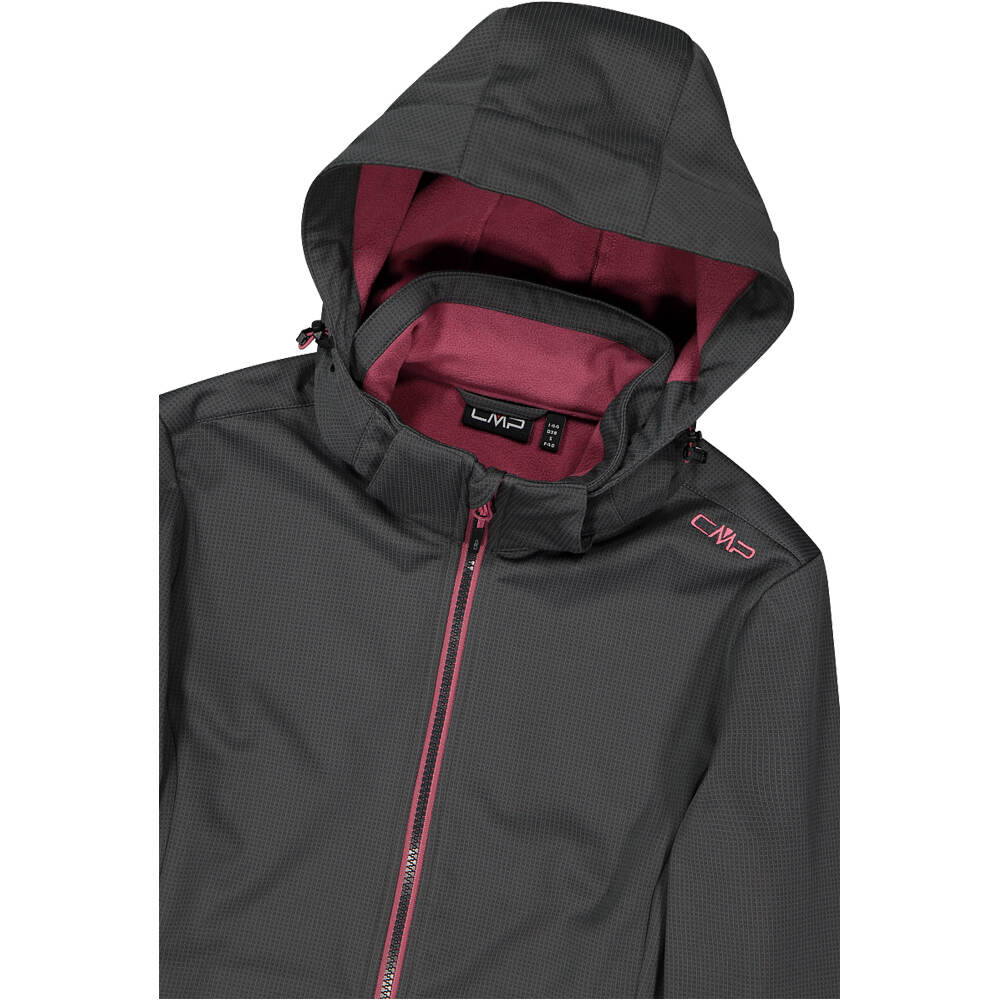 Cmp chaqueta softshell mujer WOMAN JACKET ZIP HOOD 04
