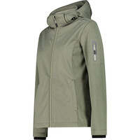 Cmp chaqueta softshell mujer WOMAN JACKET ZIP HOOD vista detalle
