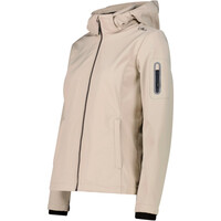 Cmp chaqueta softshell mujer WOMAN JACKET ZIP HOOD vista detalle
