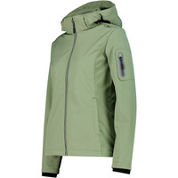 Cmp chaqueta softshell mujer WOMAN JACKET ZIP HOOD vista detalle