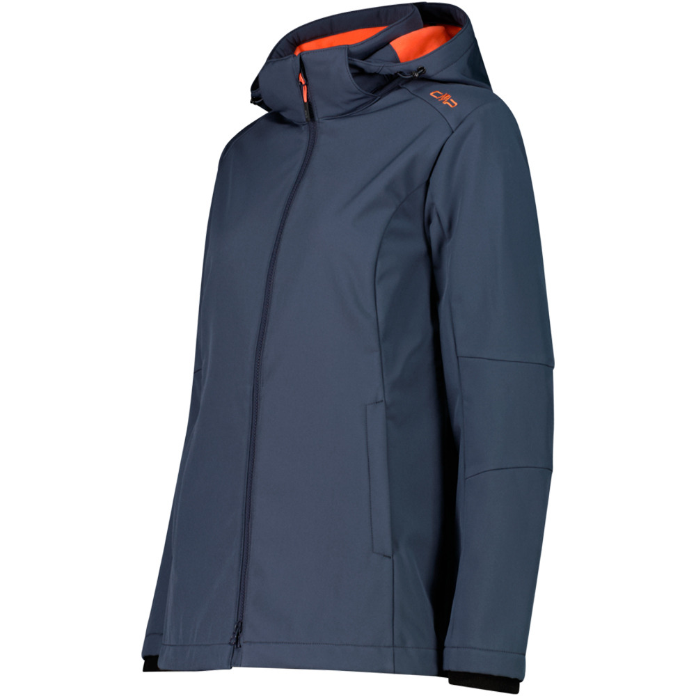 Cmp chaqueta softshell mujer WOMAN JACKET ZIP HOOD vista detalle